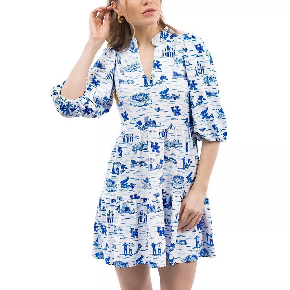 Womens Smith & Quinn Royal/White Kentucky Wildcats Tailgate Tory Dress Product Image