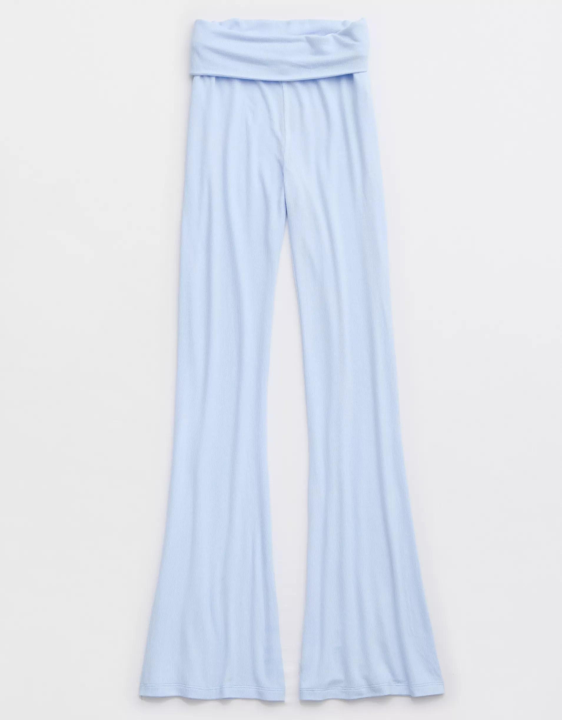 Aerie Let's Bounce Foldover Bootcut PJ Pant Product Image