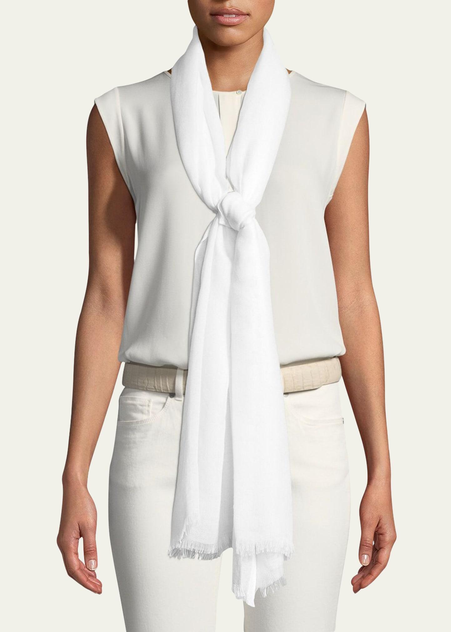 Womens Aria Cashmere & Silk-Blend Stole Product Image