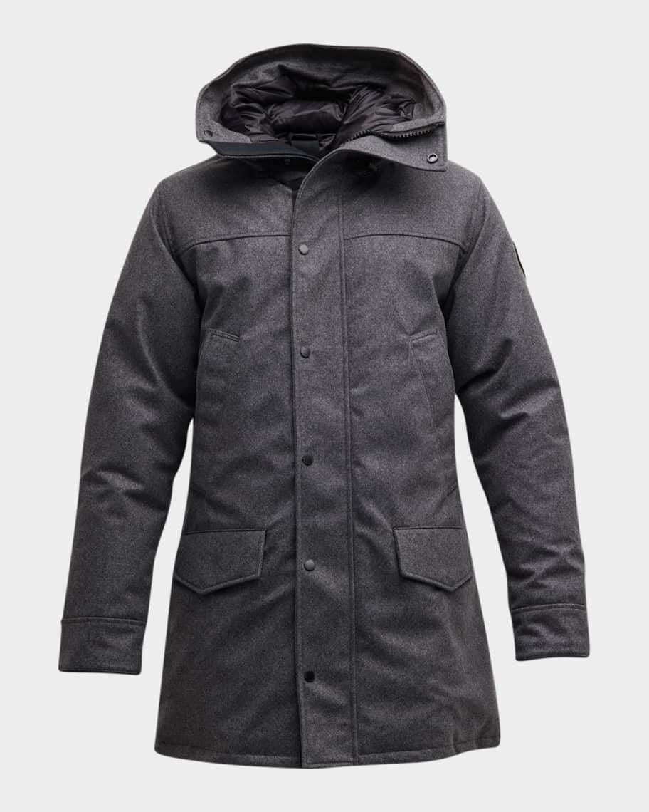 Canada Goose Langford Hooded Wool Blend Down Parka Product Image