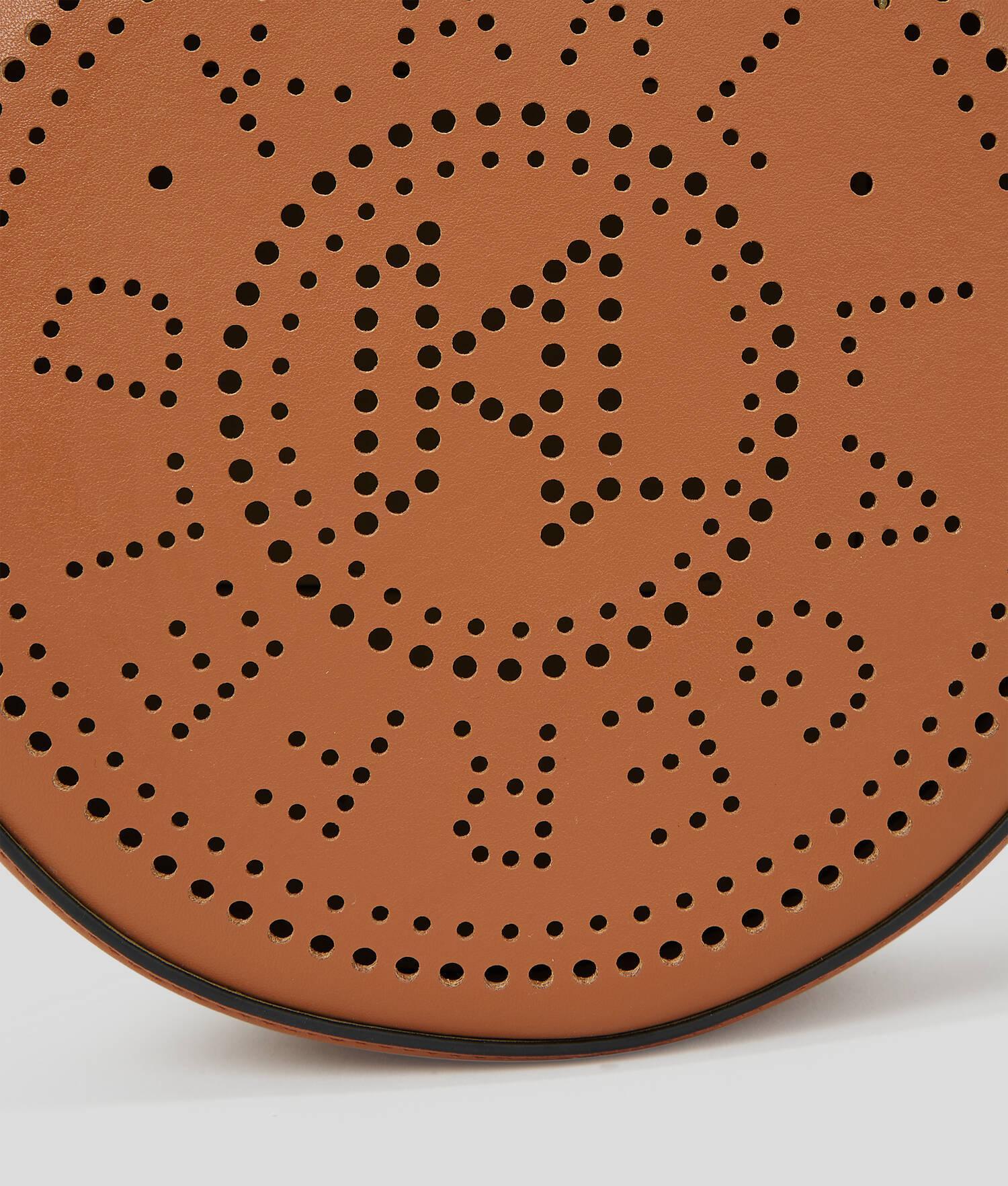 K/CIRCLE ROUND PERFORATED LOGO CROSSBODY BAG Product Image
