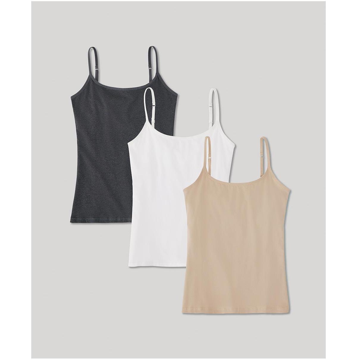 Women's Favorites Everyday Shelf Bra Camisole 3-Pack XL Product Image