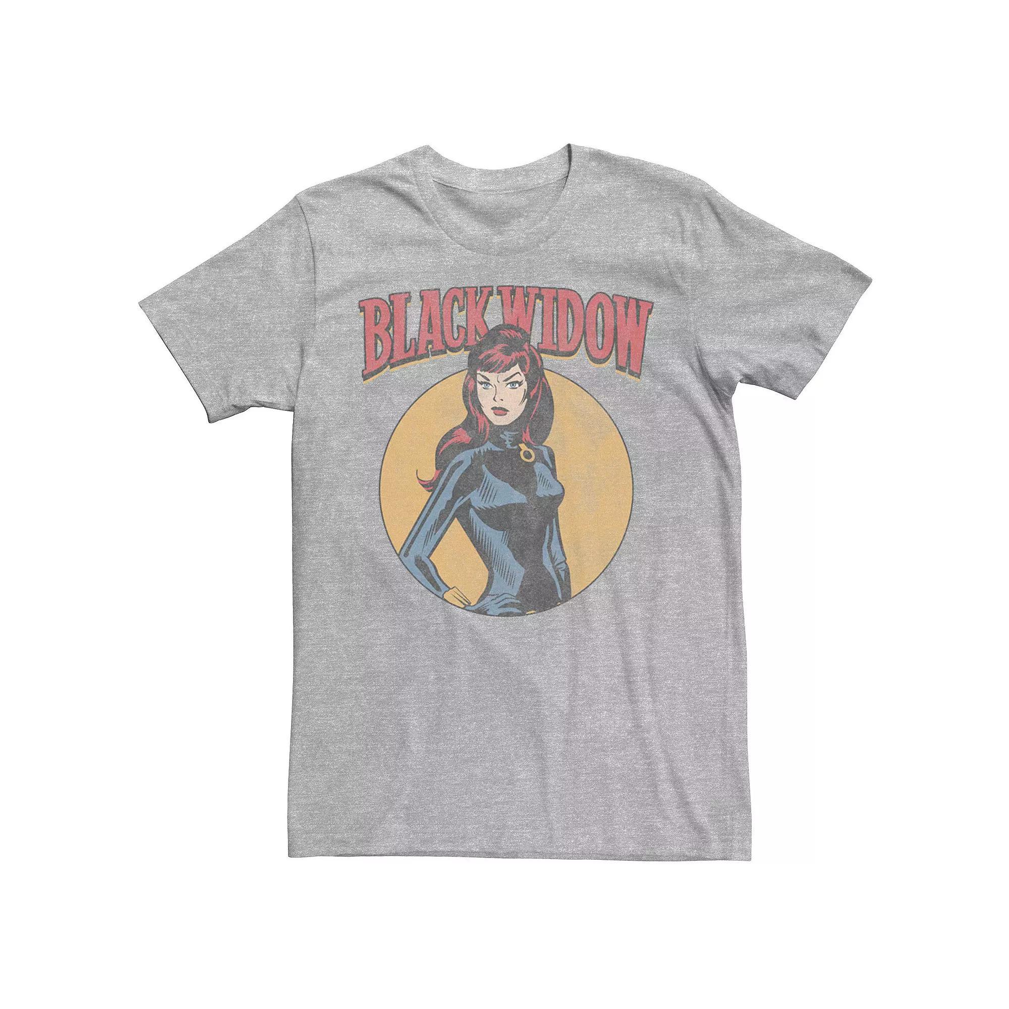 Men's Marvel Black Widow Tee, Size: Medium, White Product Image