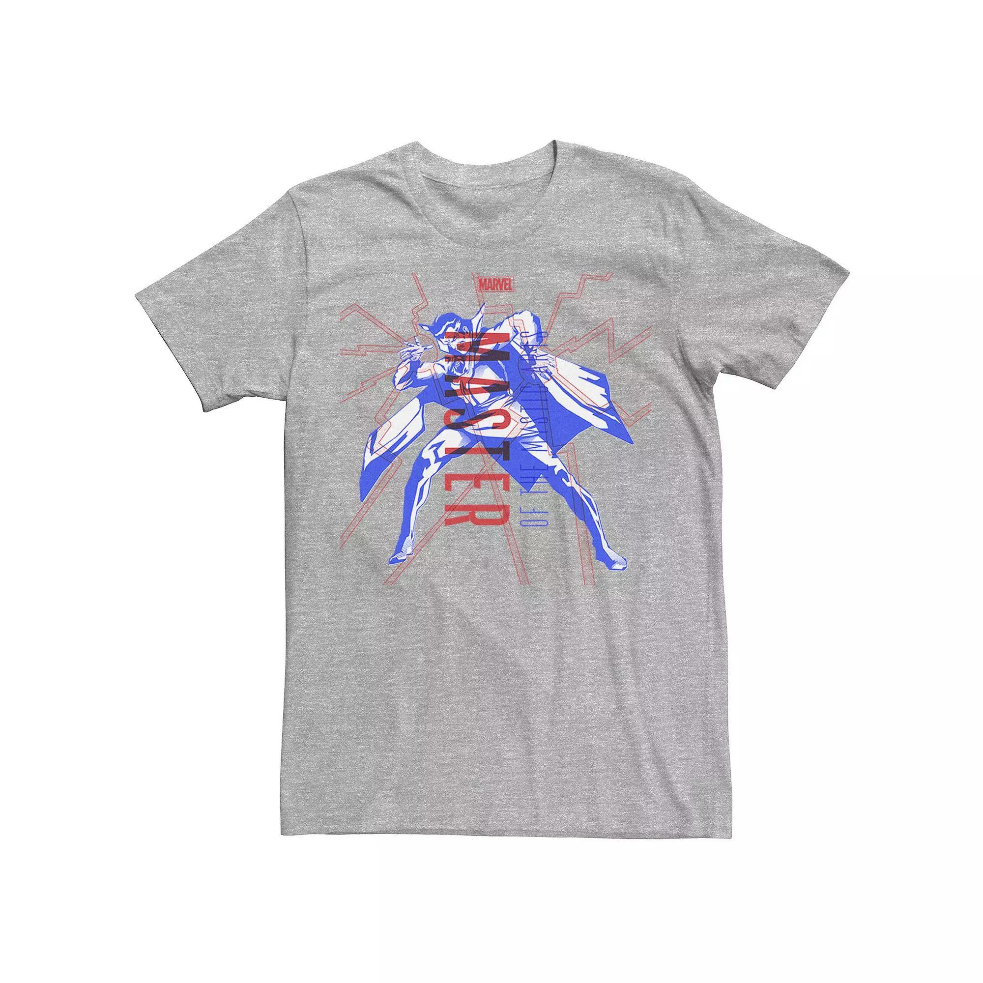 Men's Marvel Doctor Strange Master Of The Mystic Arts Bold Poster Graphic Tee, Size: 3XL, Athletic Grey Product Image