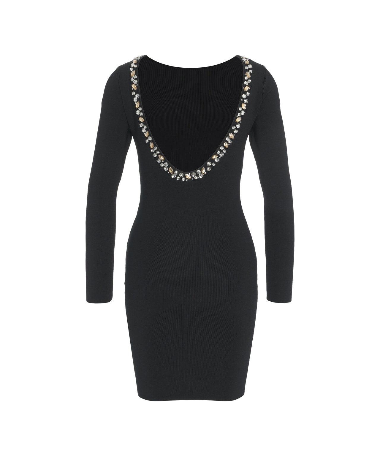 Mini dress with rhinestones Product Image
