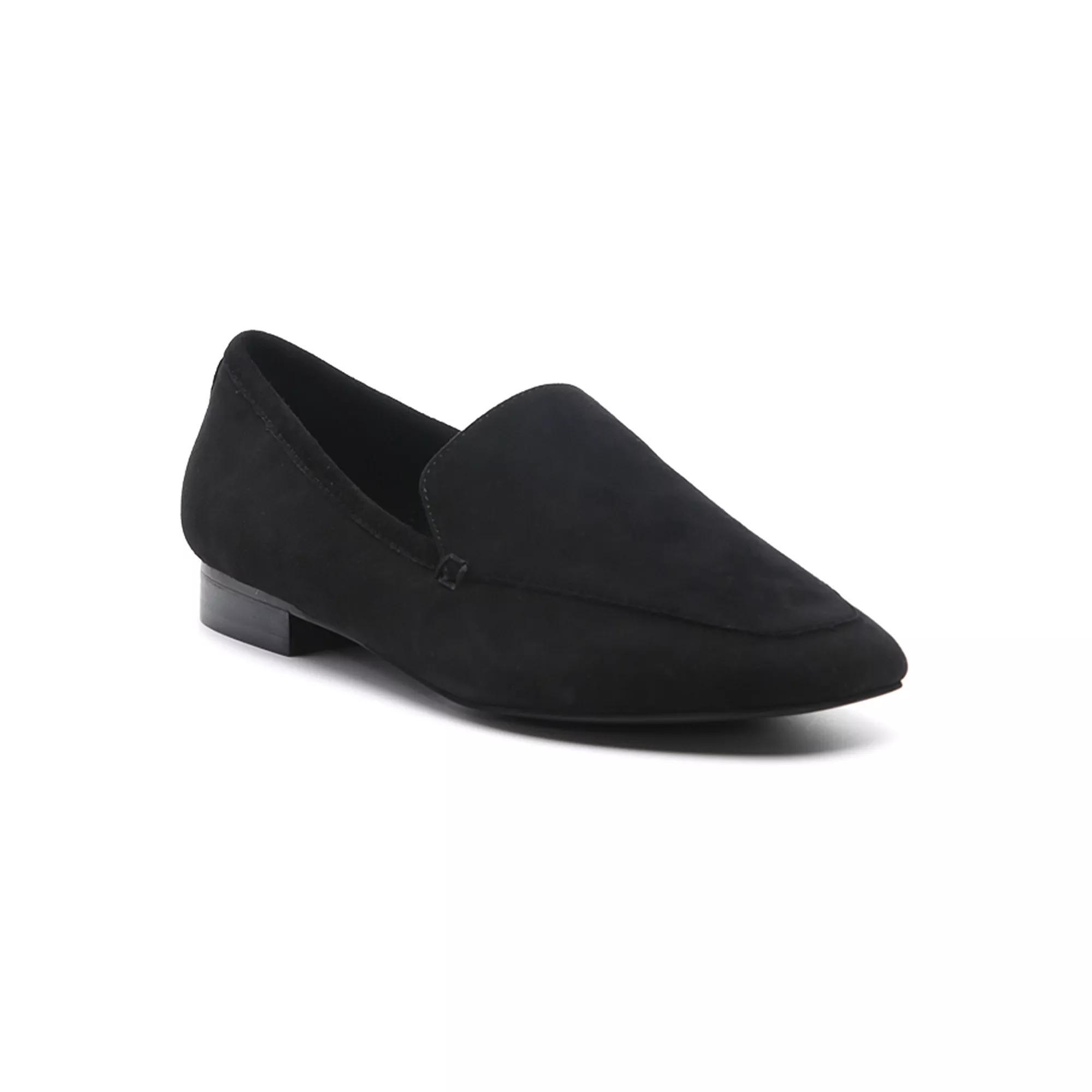 Rag & Co Julia Women's Leather Loafers, Size: 6, Black Product Image