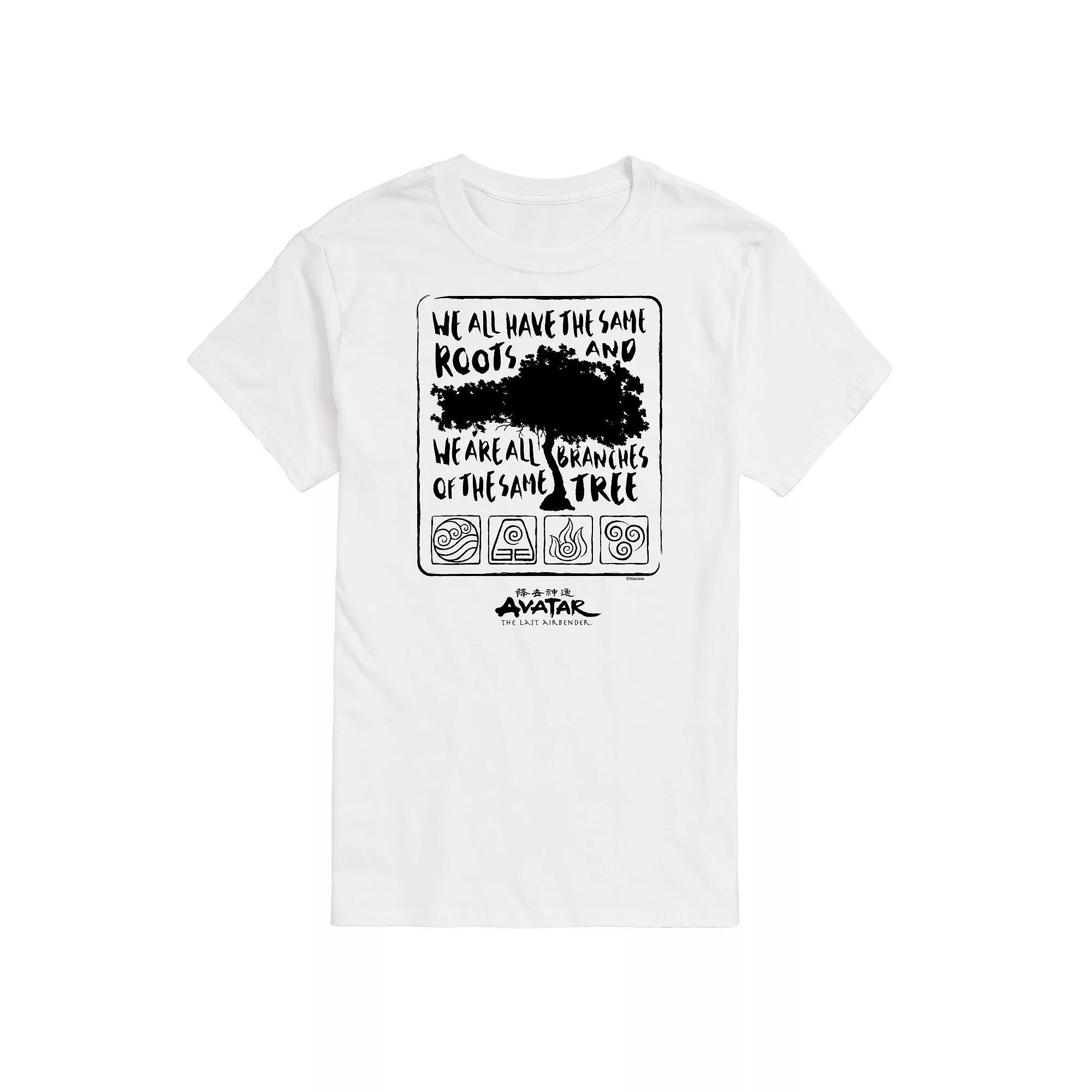Big & Tall Avatar The Last Airbender Same Roots Graphic Tee, Mens Product Image