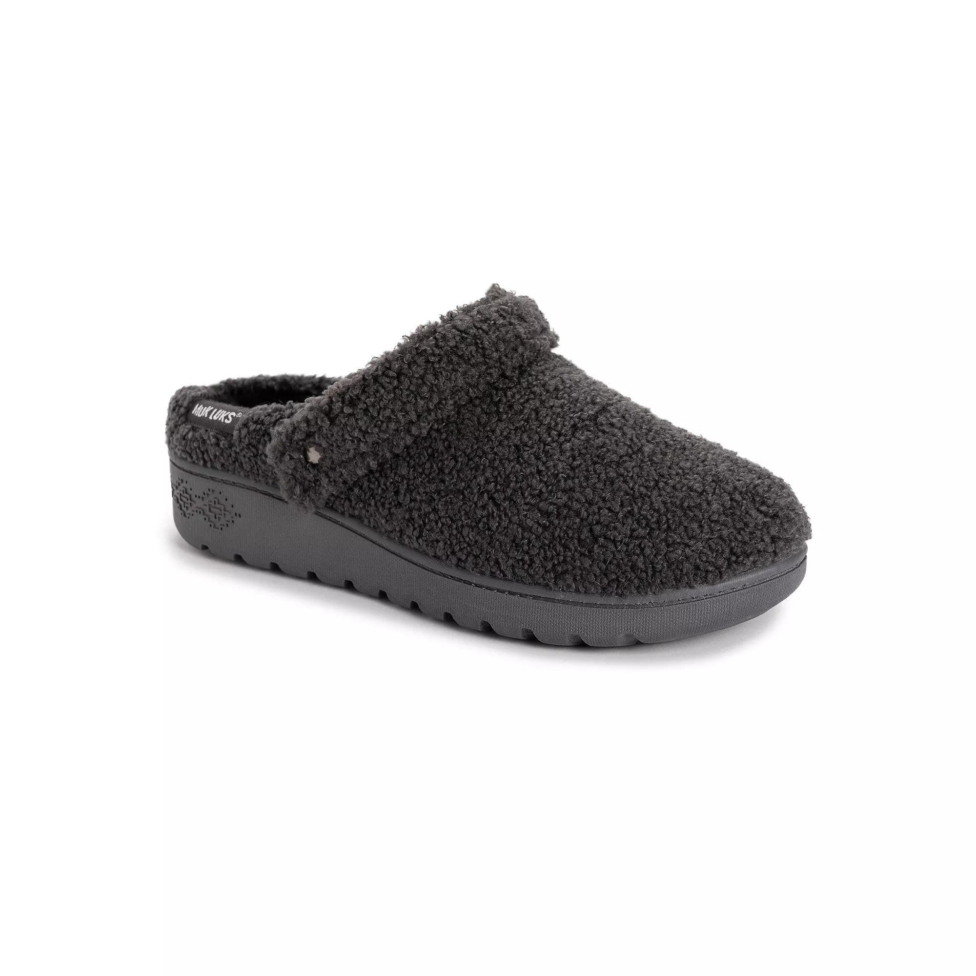 MUK LUKS Quianna Lara Dark Gray Womens Clogs Product Image