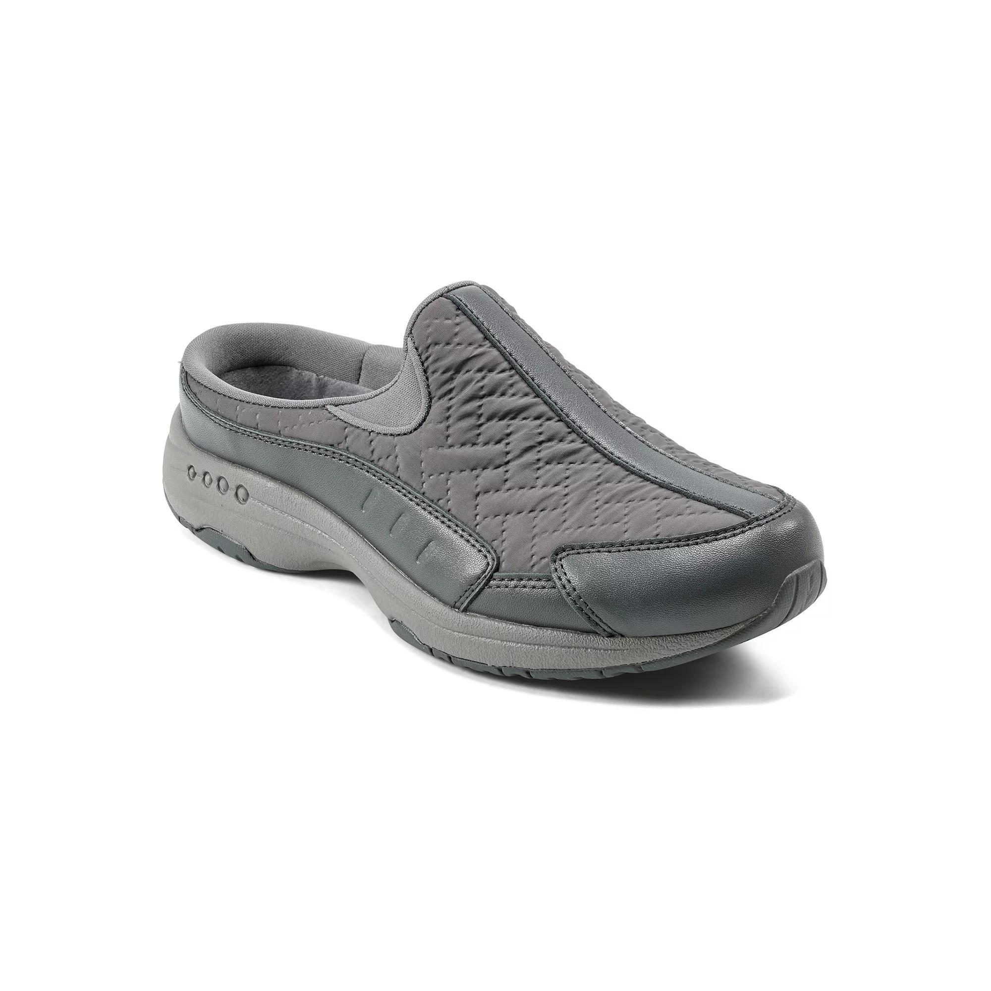 Easy Spirit Traveltime Women's Fashion Mules, Size: 8.5, Dark Gray Quilt Product Image