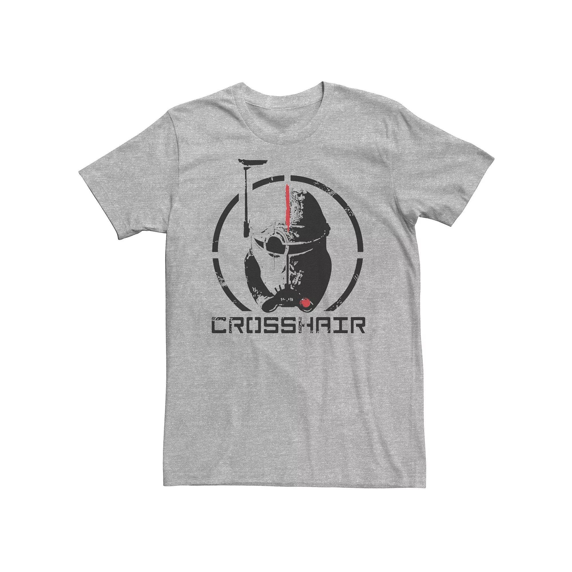Big & Tall Star Wars: The Bad Batch Crosshair C1 Tee, Men's, Size: 4XLT, Athletic Grey Product Image
