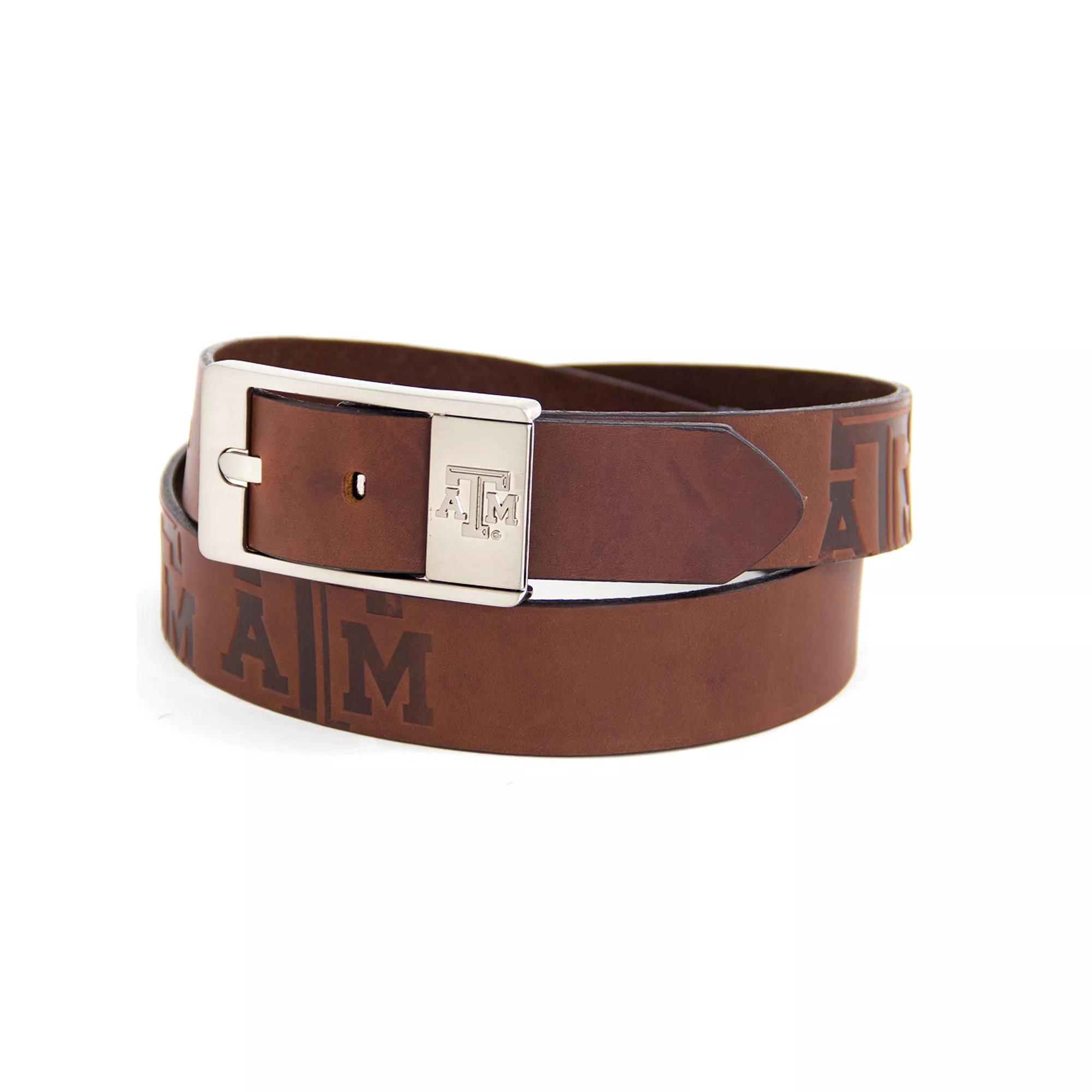 Men's Texas AandM Aggies Brandish Leather Belt, Size: 40, Team Product Image