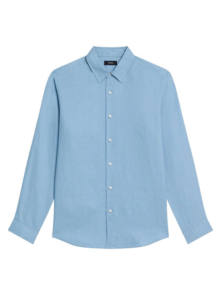 Mens Irving Long-Sleeve Linen Shirt Product Image