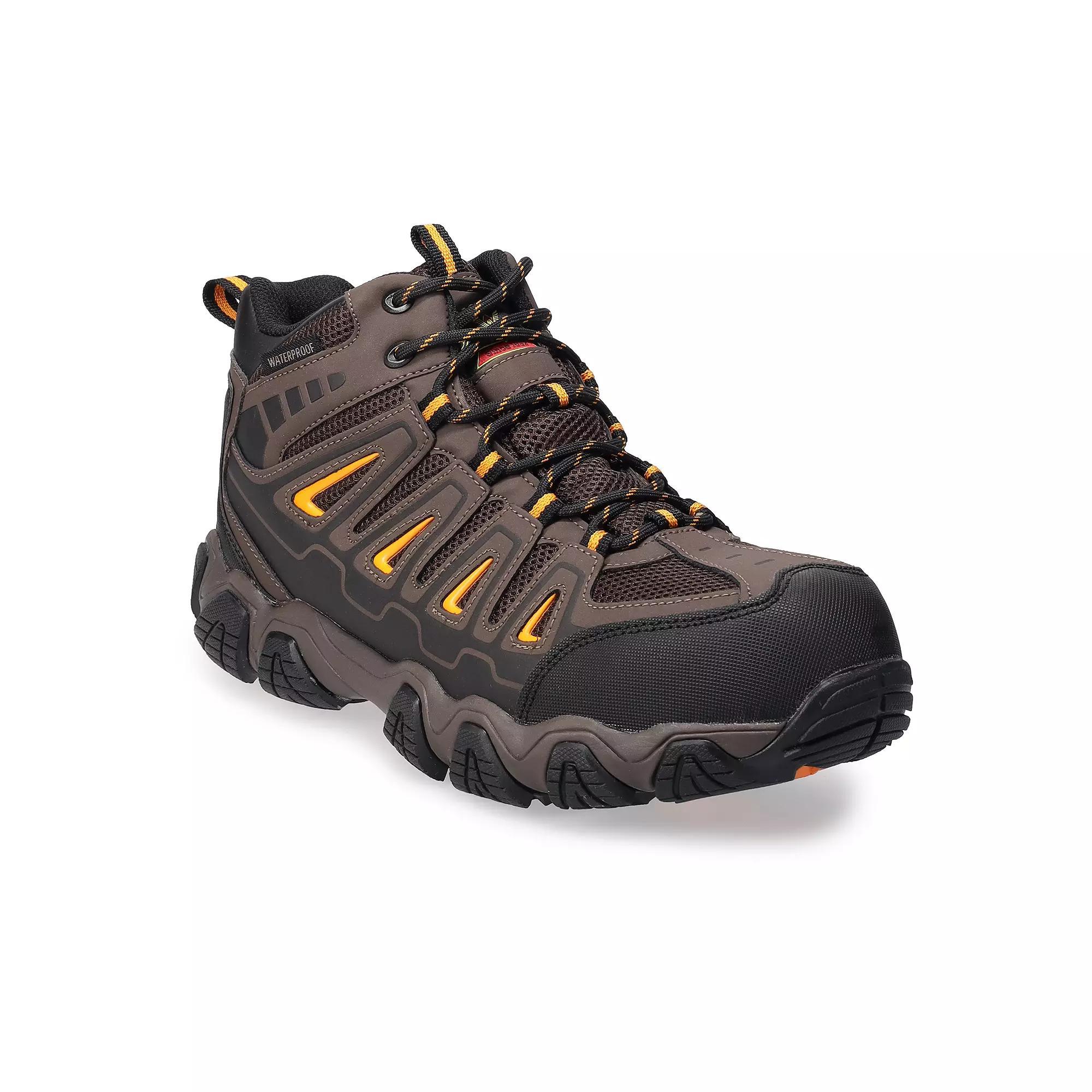 Thorogood Crosstrex Men's Waterproof Composite-Toe Ankle High Work Shoes, Size: 8.5, Brown Product Image