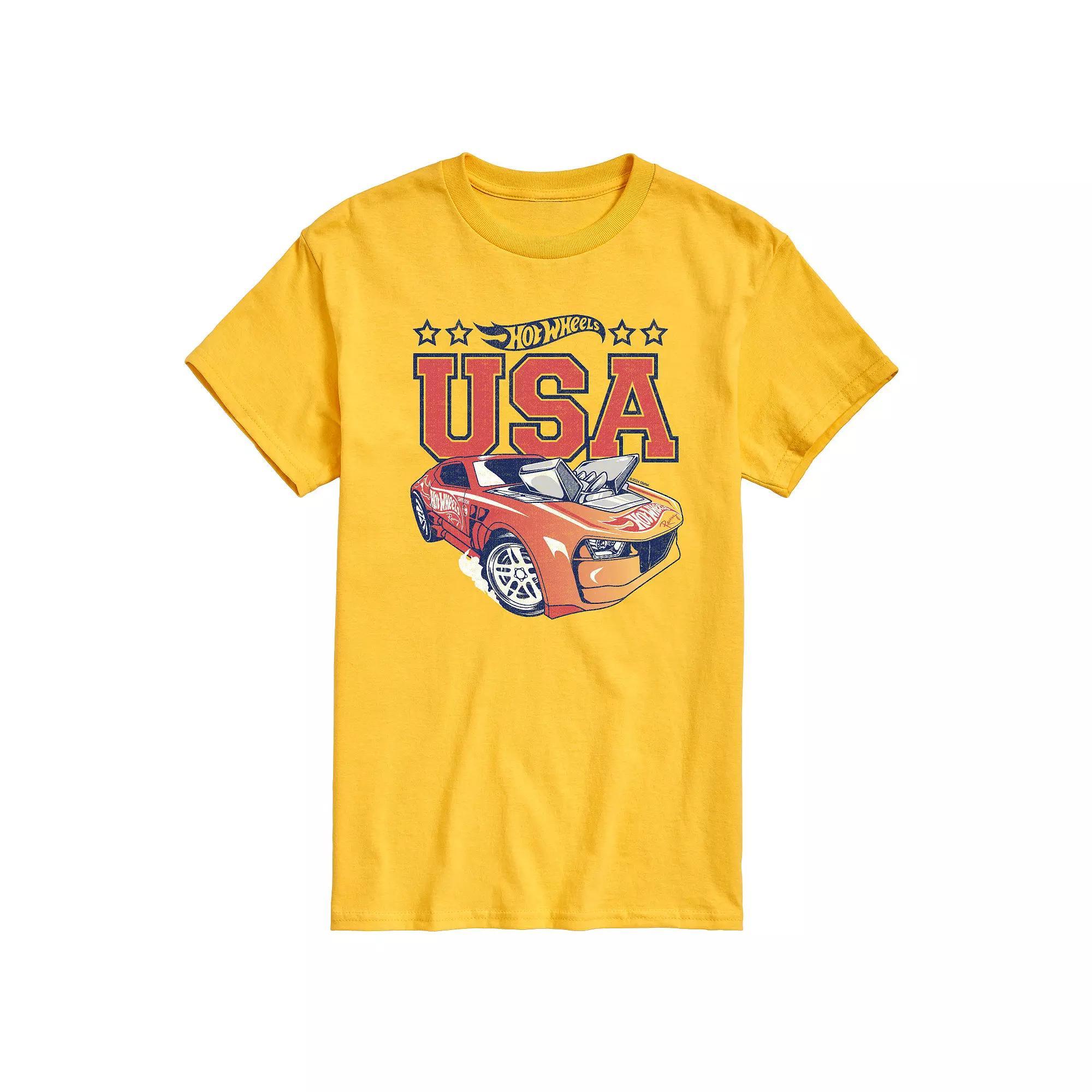 Mens Hot Wheels USA Graphic Tee Product Image