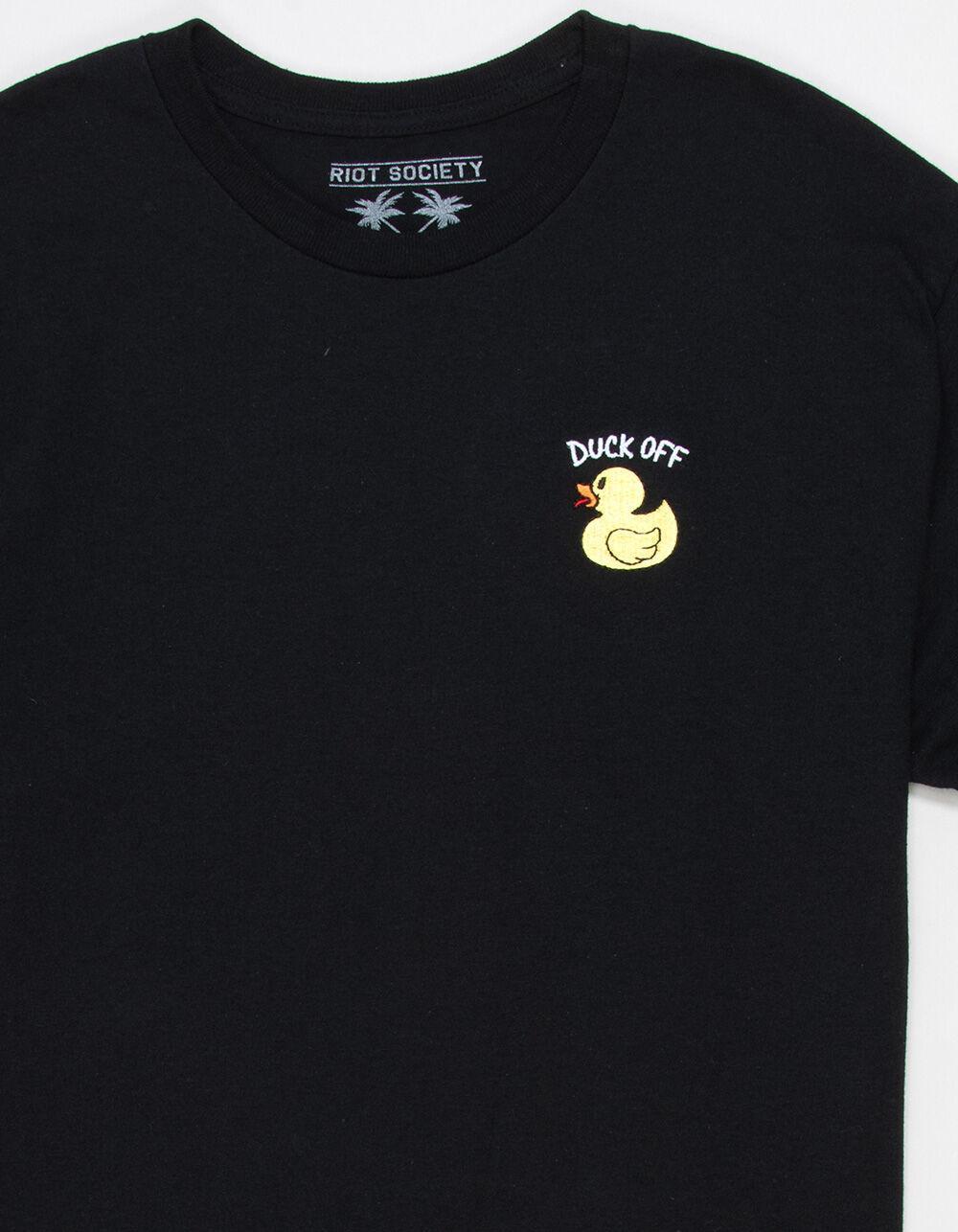 RIOT SOCIETY Rubber Duck Mens Tee - BLACK Product Image