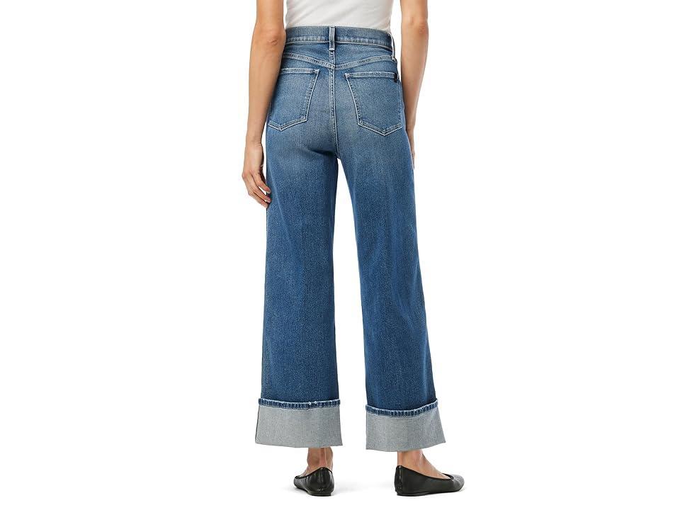 Womens Trixie Cuffed Wide-Leg Jeans Product Image