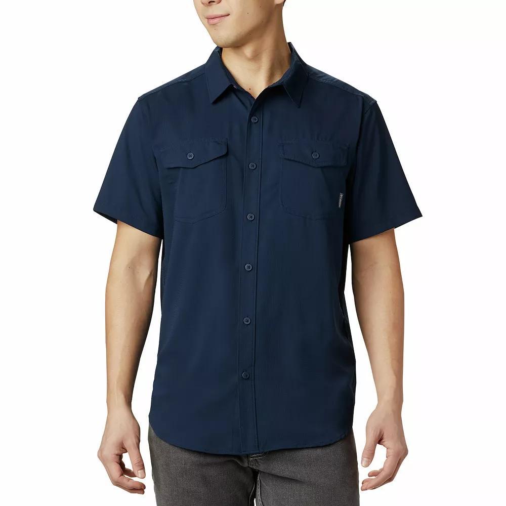 Big & Tall Columbia Utilizer Button-Down Shirt, Mens Collegiate Blue Product Image