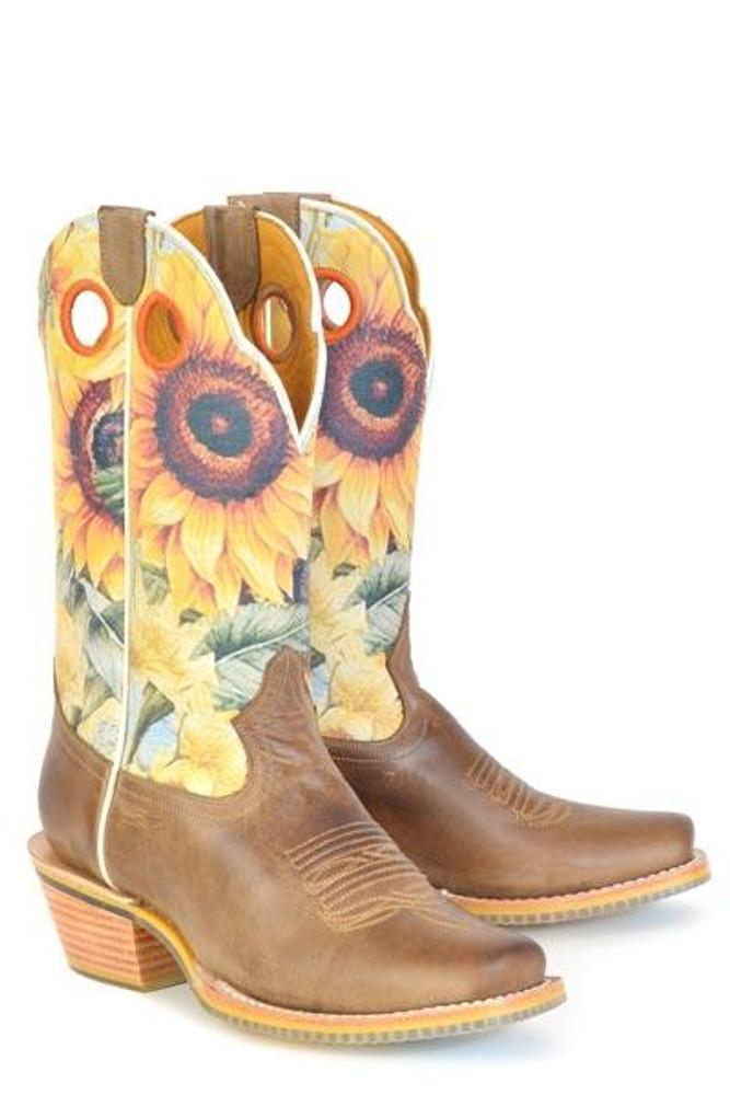 SALE Tin Haul® Ladies' Tan Follow the Sun Cutter Toe Boots Product Image