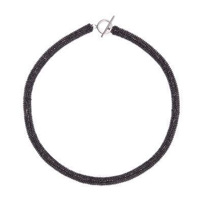 BRUNELLO CUCINELLI Micro Bead Choker In Black Product Image