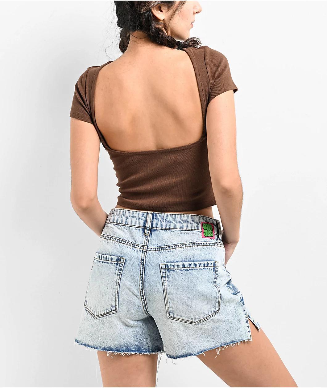 Zine Rita Carafe Open Back Crop T-Shirt Product Image