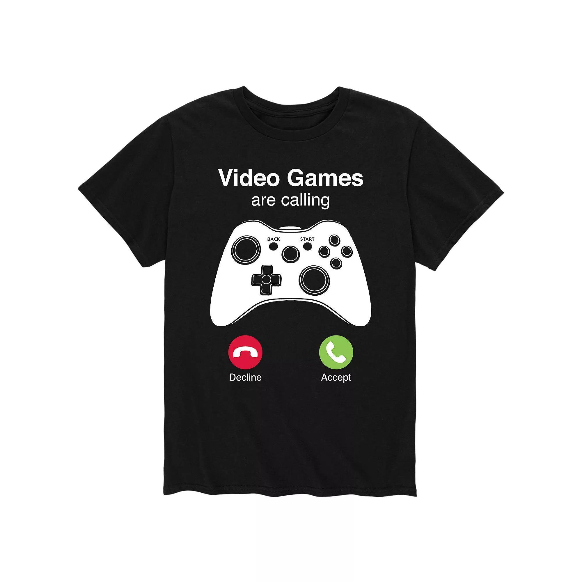 Mens Games Calling Controller Tee Product Image