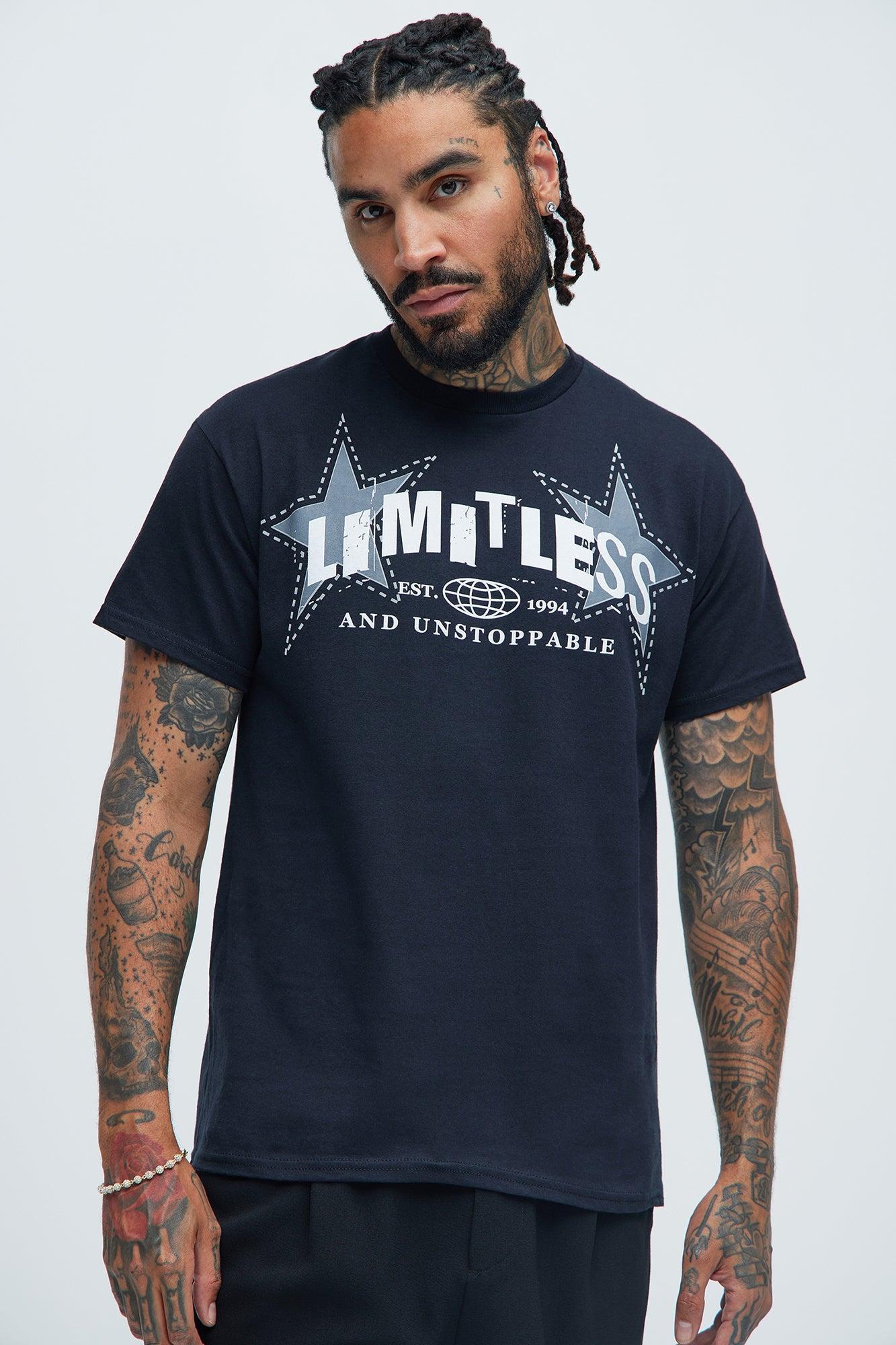 Limitless And Unstoppable Short Sleeve Tee - Black Product Image