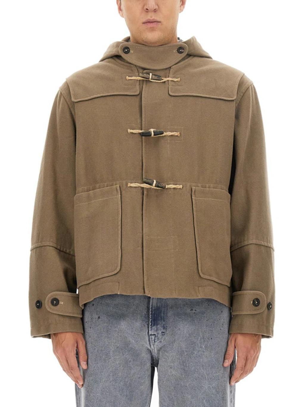 OUR LEGACY Jacke Aus Einem Wollgemisch In Beige Product Image