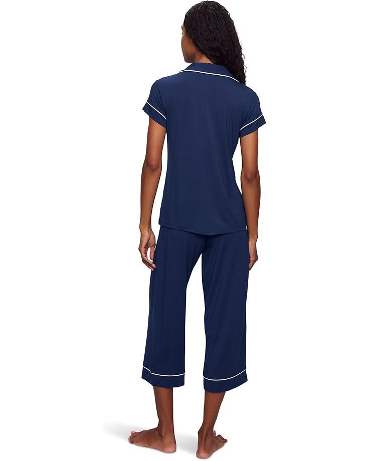 Gisele Printed Short Sleeve Crop Pajama Product Image