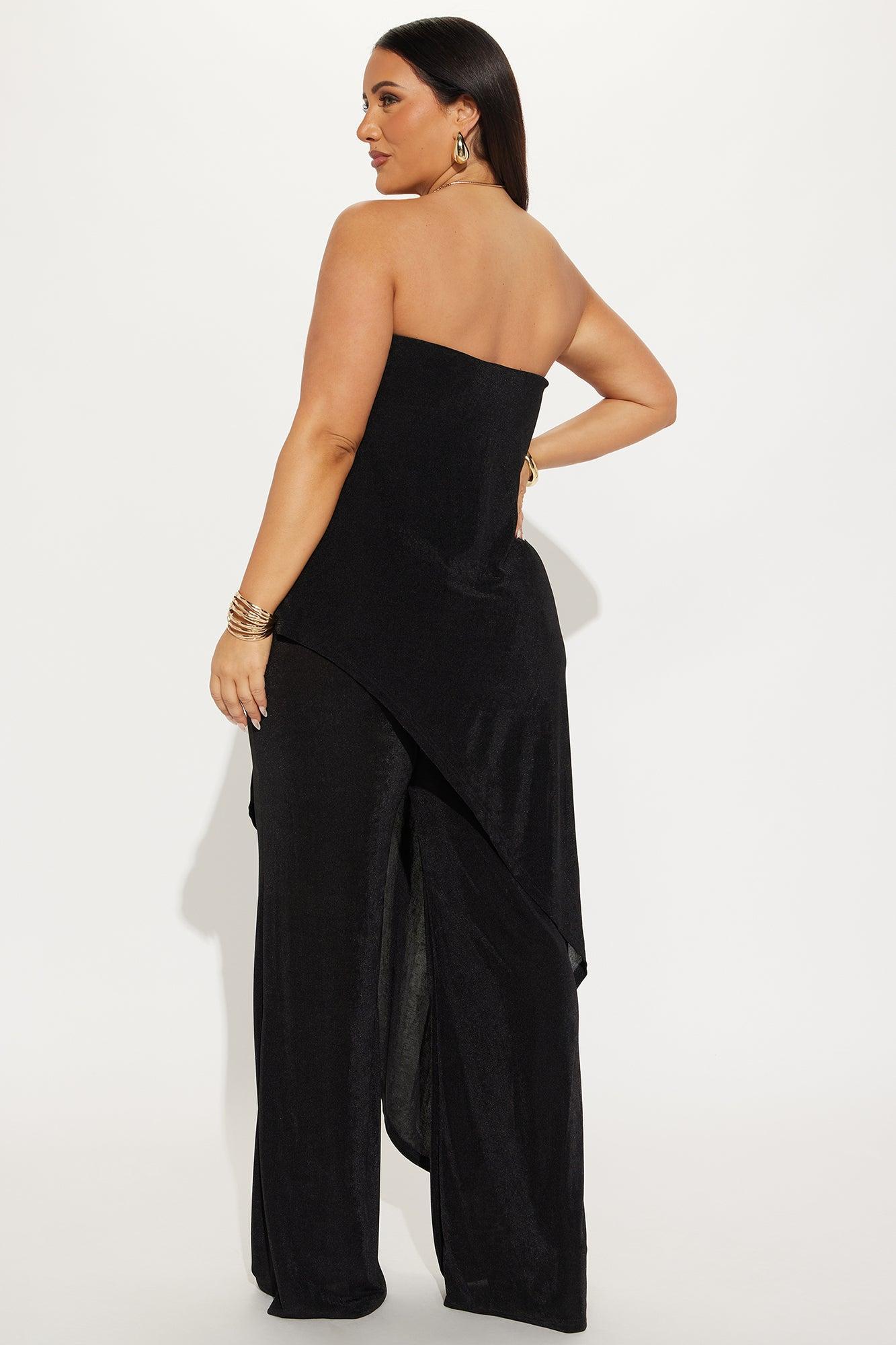Meant To Be Slinky Jumpsuit - Black Product Image