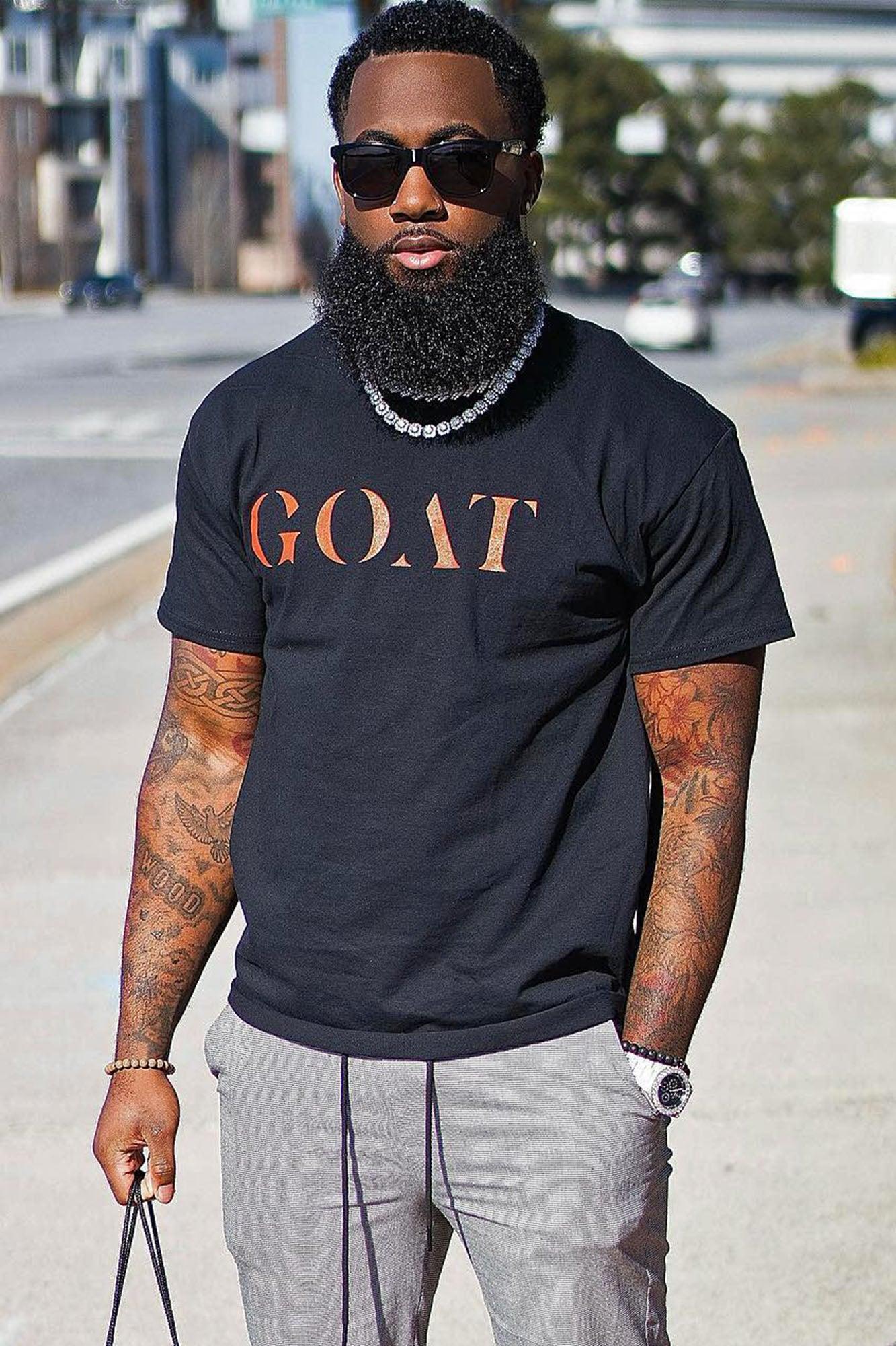 The GOAT Short Sleeve Tee - Black Product Image