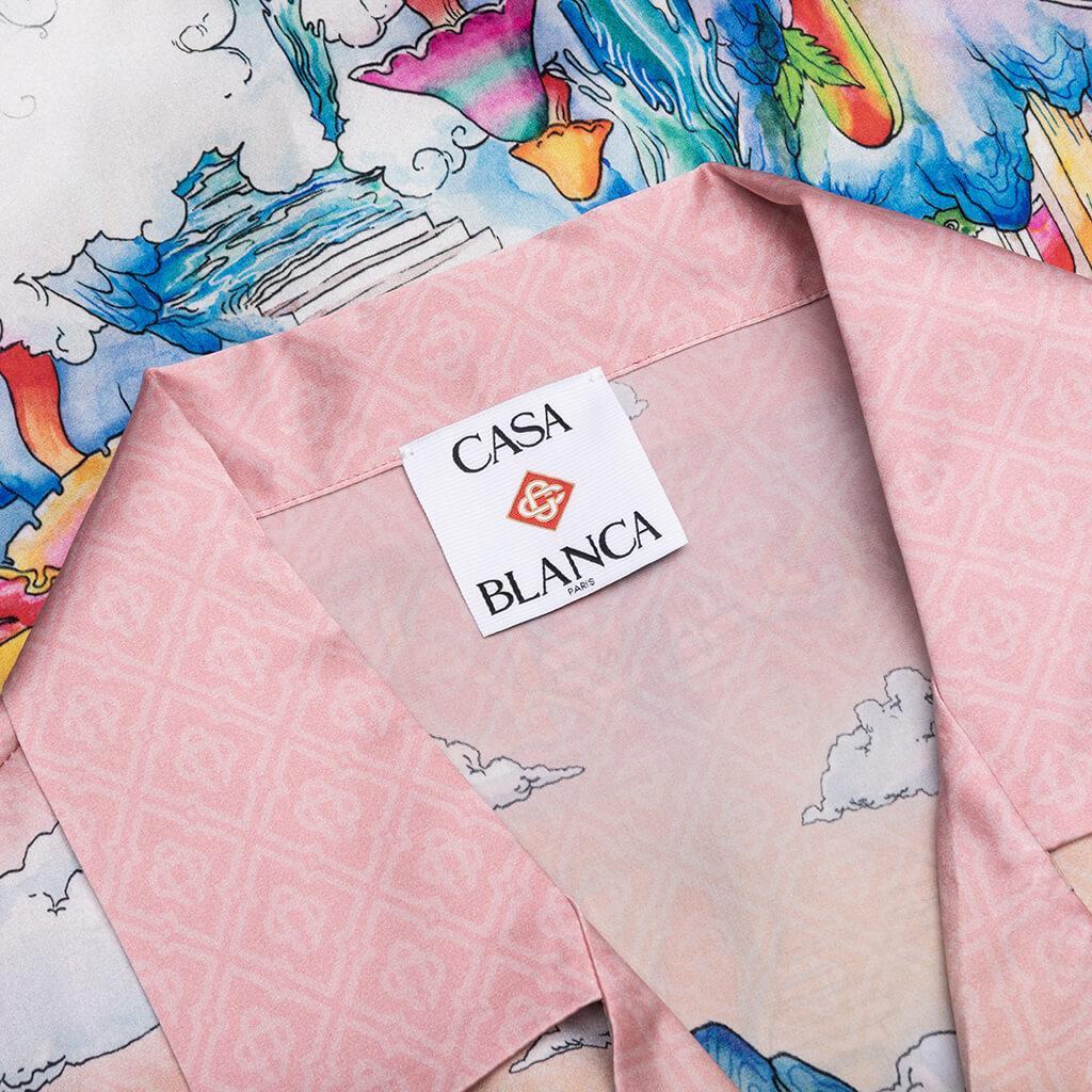 The Road To Knowledge S/S Cuban Colloar Shirt - Multi Male Product Image