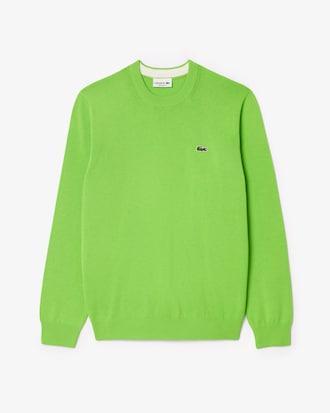 Men's Crew Neck Cotton Sweater Product Image