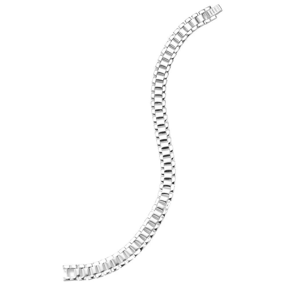 Mens Menster Sterling Silver 9 mm Bold Link Bracelet Product Image