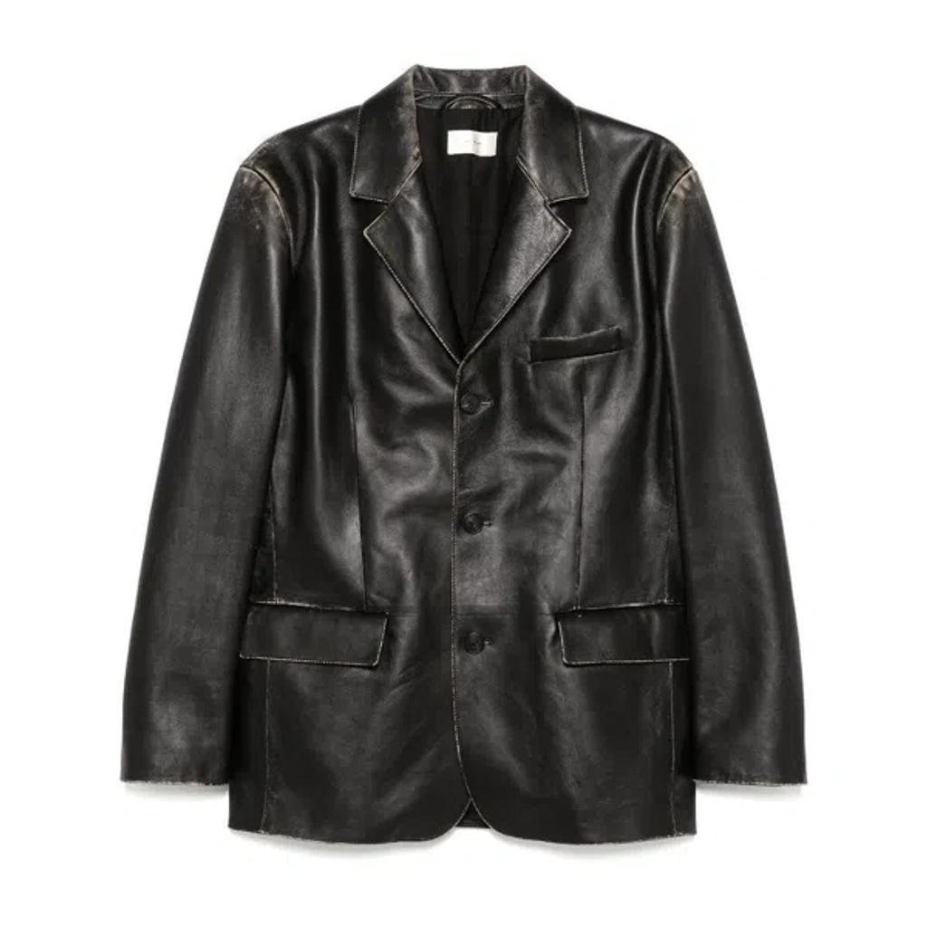 THE ROW Leather Outerwears In Black Product Image