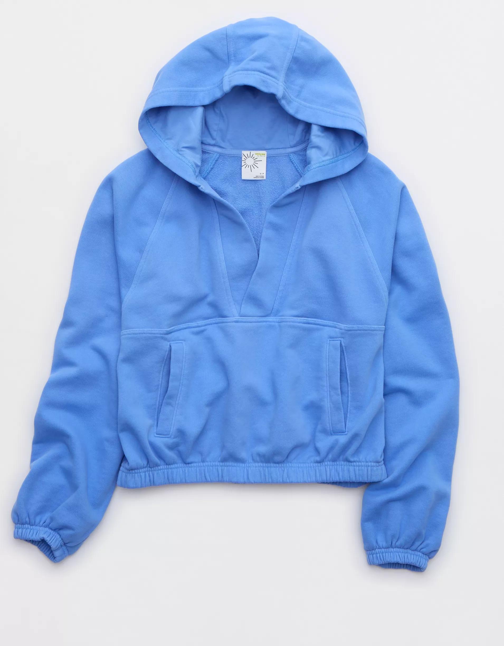 OFFLINE By Aerie Throwback V-Neck Hoodie Product Image