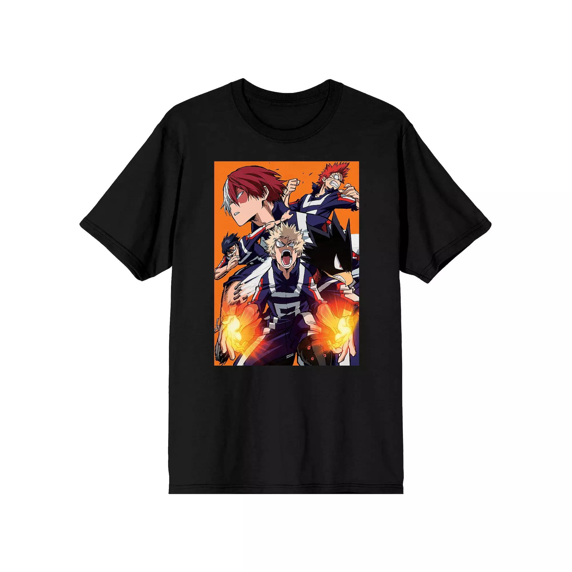 Men's My Hero Academia Anime Tee, Size: XXL, Black Product Image