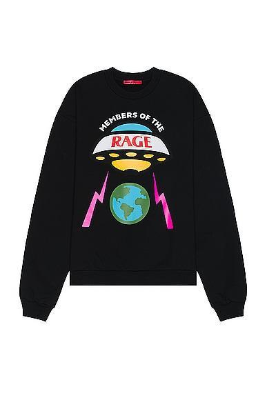 Andersson Bell Essential Unisex Adsb Milan Embroidery Sweatshirts in Black Product Image