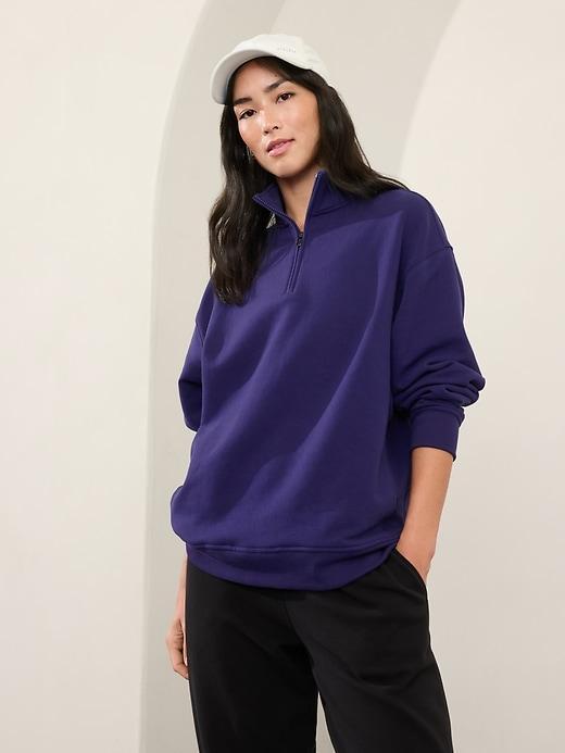 Power of She Forever Fleece 1/4 Zip Sweatshirt Product Image