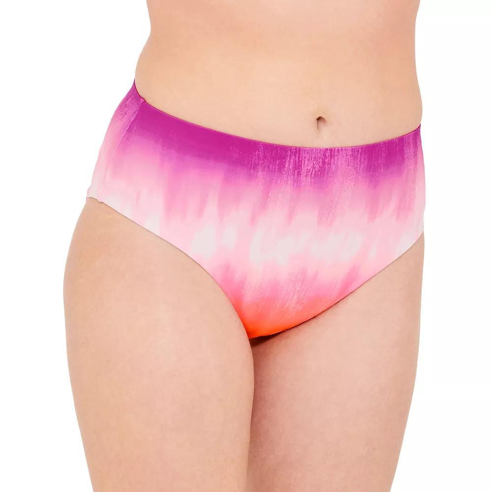 Women's Freshwater Compression High-Rise Hipster Swim Bottoms, Size: XL, Sunrisa Tie Dye Product Image