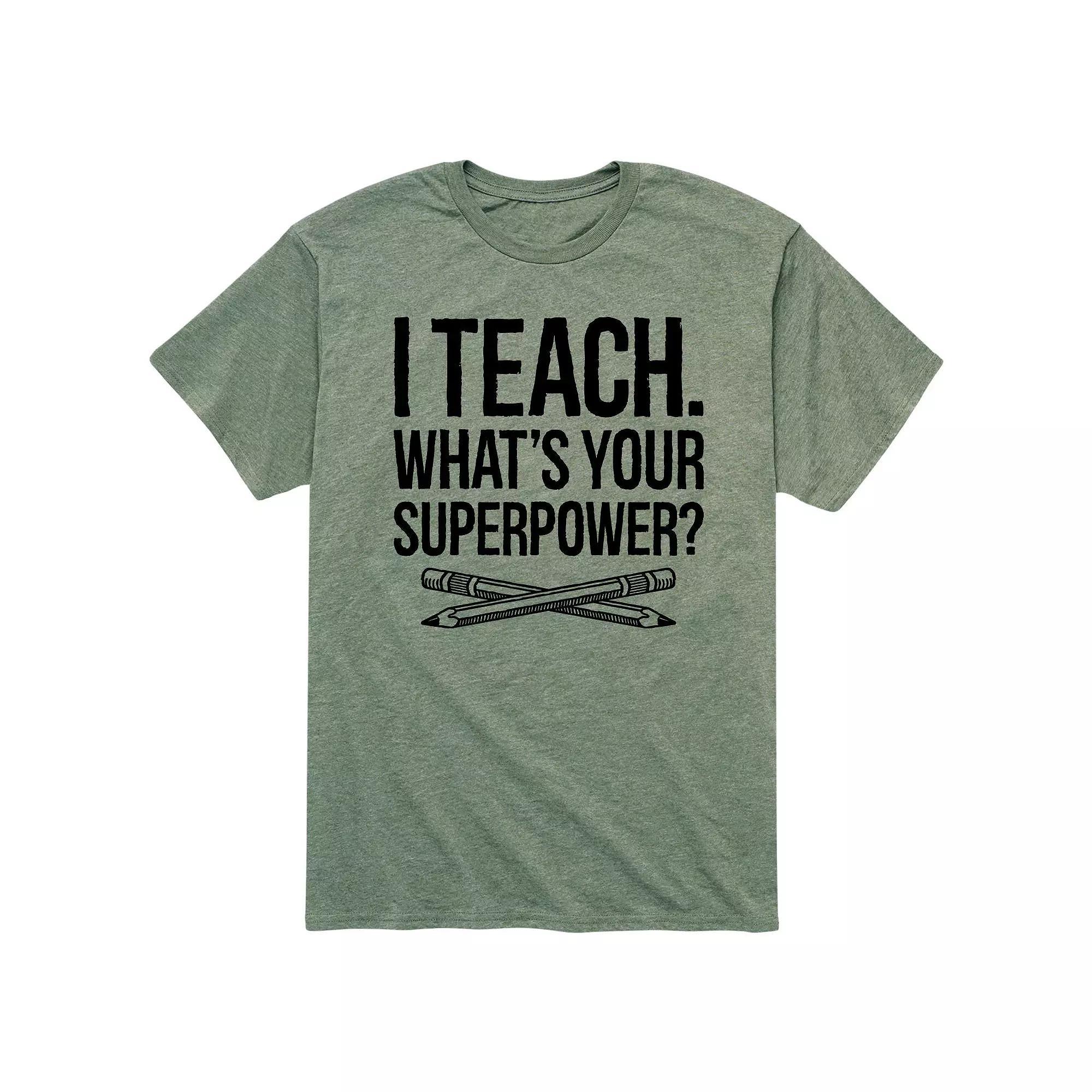 Mens I Teach Whats Your Superpower Tee Product Image