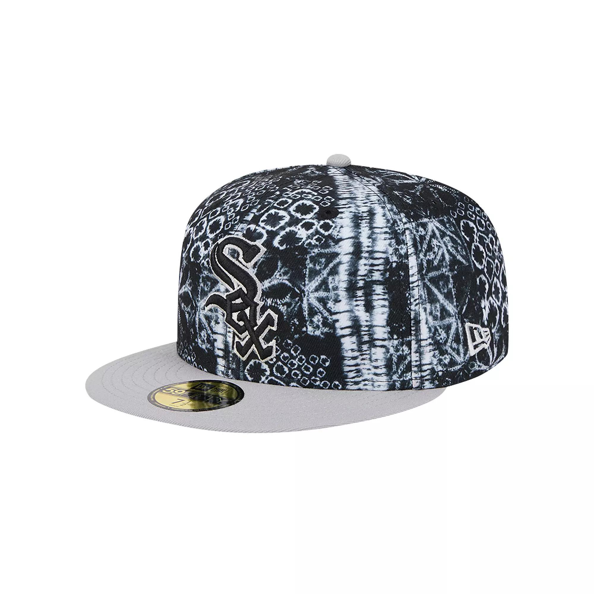 Men's New Era Black Chicago White Sox Sands 59FIFTY Fitted Hat, Size: 7 7/8 Product Image