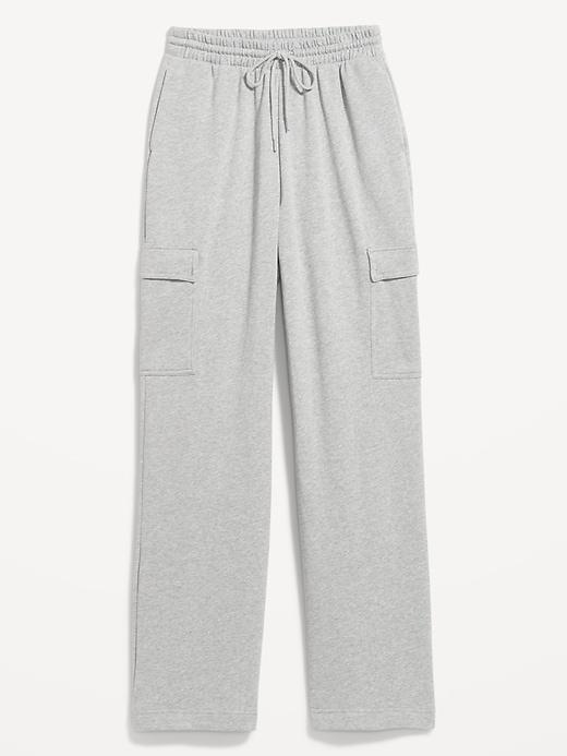 Extra High-Waisted SoComfy Cargo Wide-Leg Sweatpants Product Image