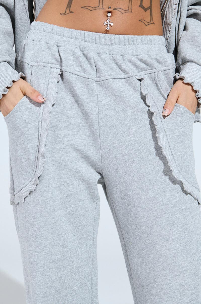 COME CHILL WITH ME WIDE LEG JOGGER Product Image