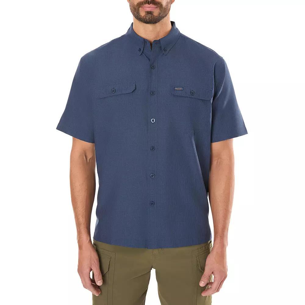 Men's Smith's Workwear Breezy Performance Button-Down Shirt, Size: XL, Spearmint Product Image