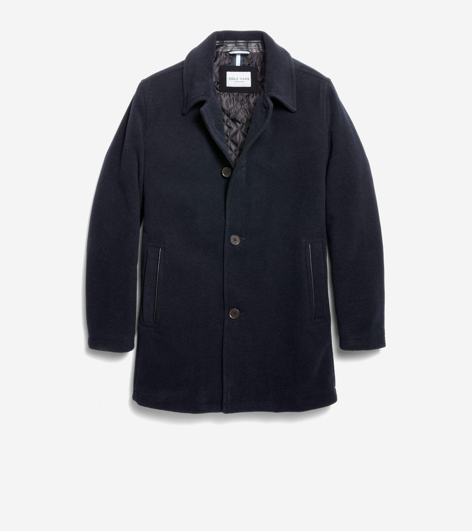 Cole Haan Mens Wool Car Coat Product Image
