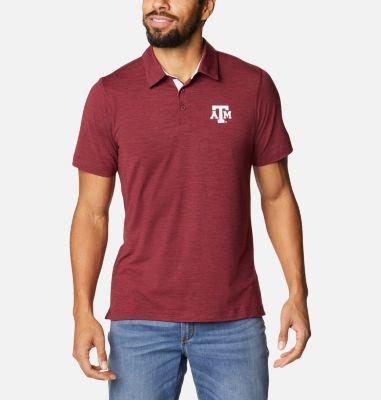 Men's Columbia Maroon Texas A&M Aggies Tech Trail Omni-Shade Polo, Size: XL, Red Product Image
