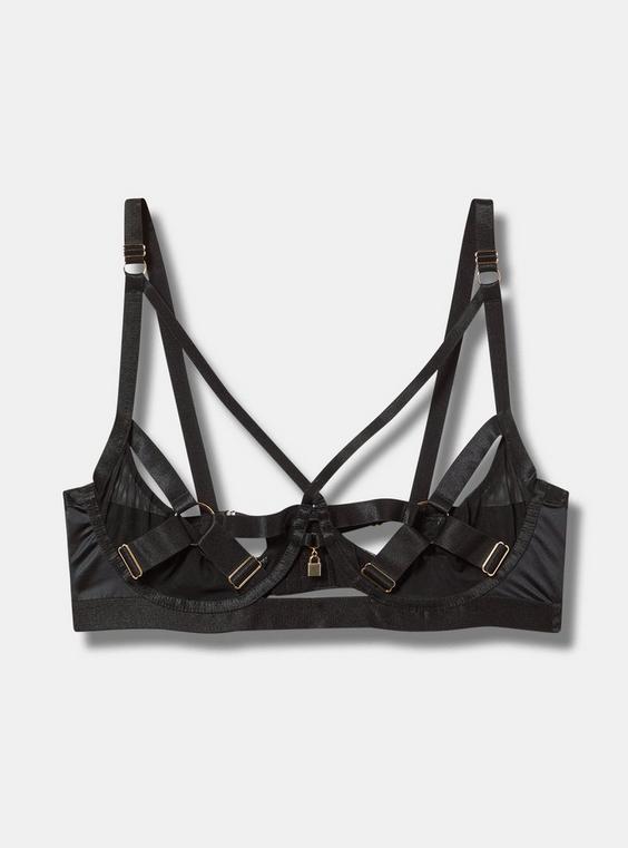 Open Cup O-Ring Underwire Bra Product Image
