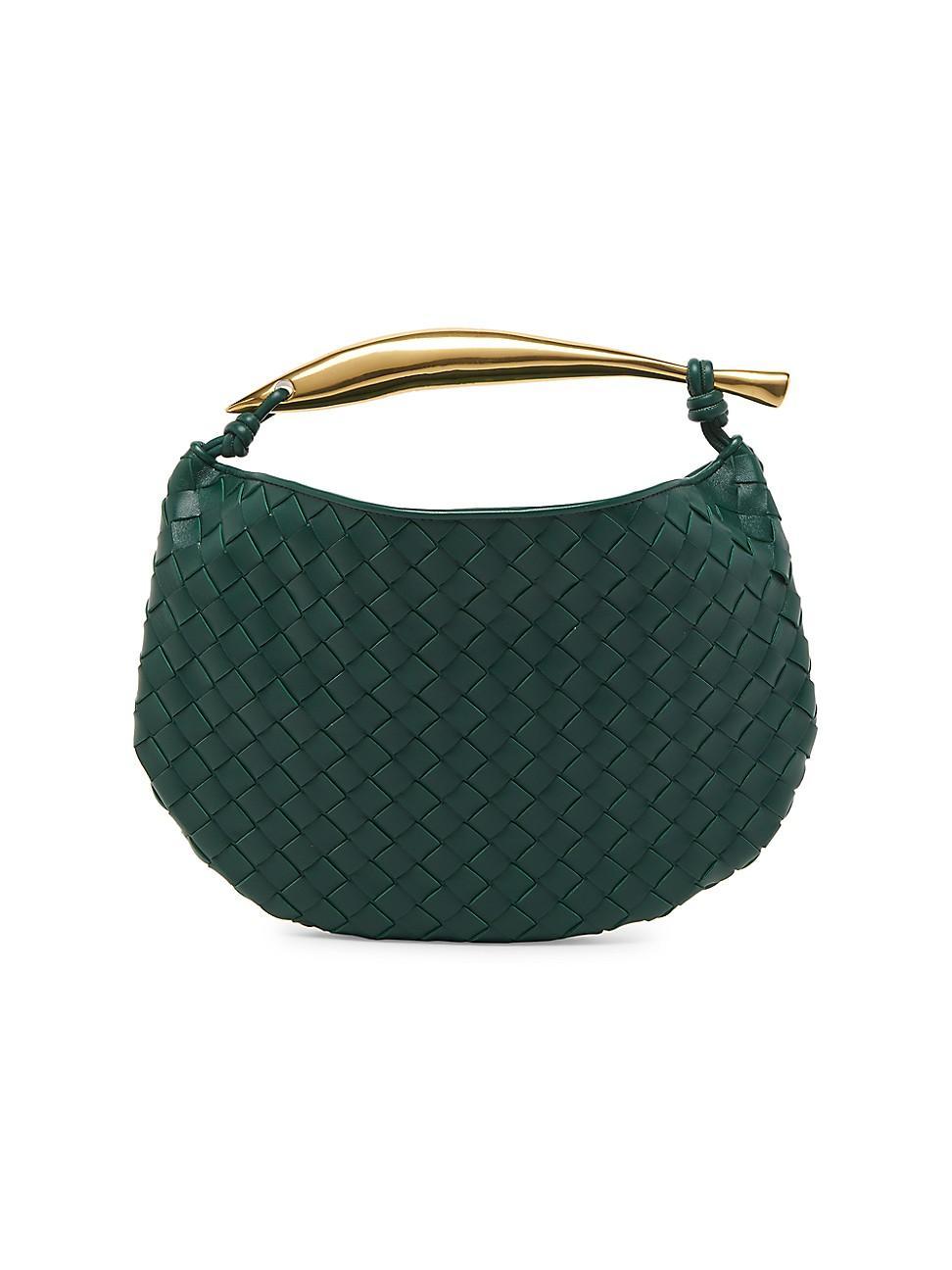 Womens Sardine Intrecciato Leather Top-Handle Bag Product Image