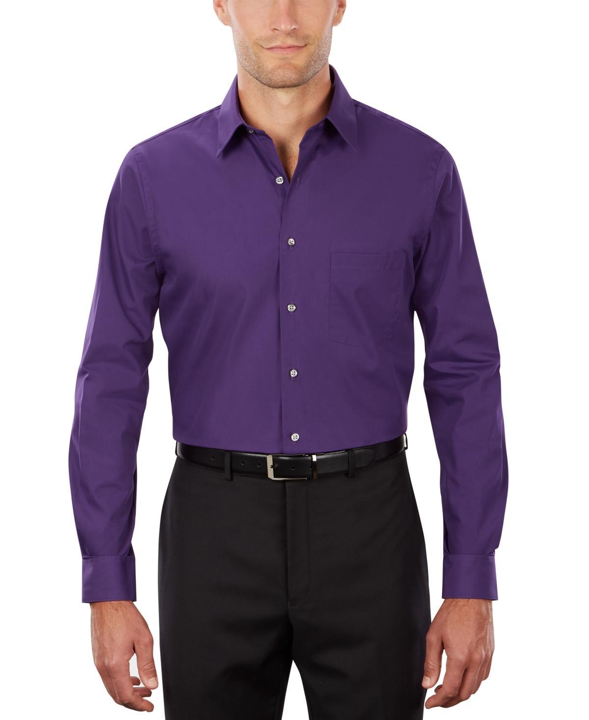 David Donahue Trim Fit Super Fine Twill Dress Shirt Product Image