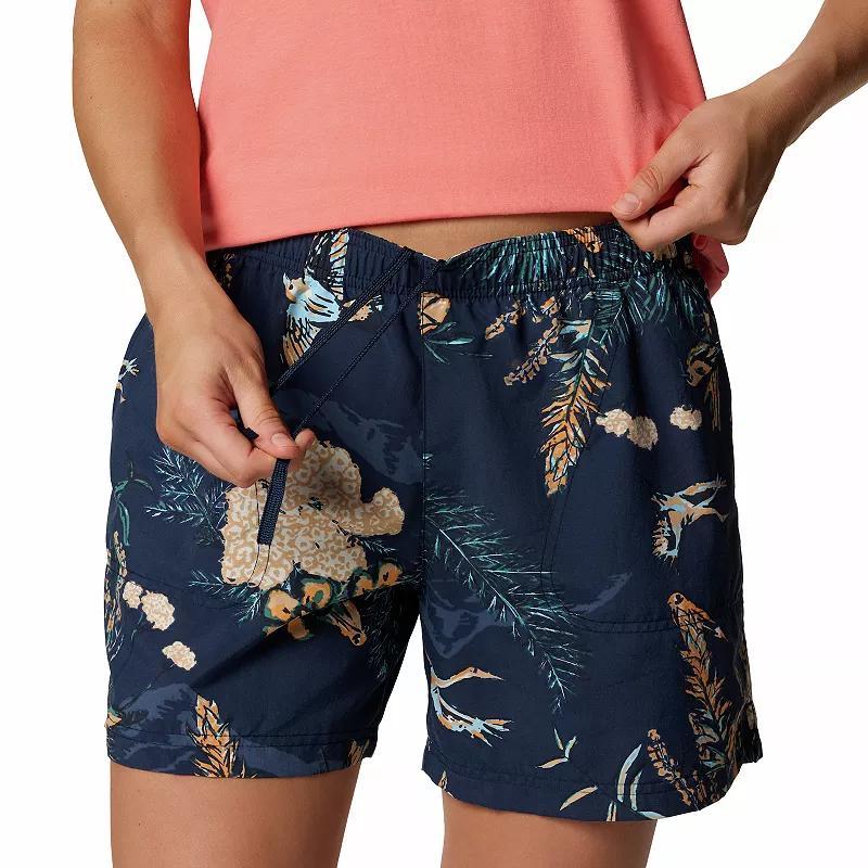 Women's Columbia Sandy River Printed Shorts III, Size: XXL, Spray Pasteled Product Image